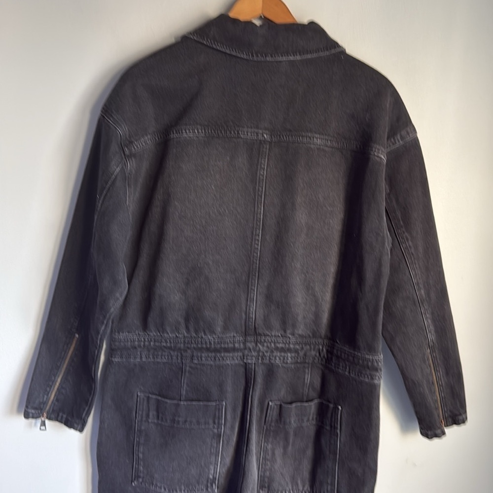 TED BAKER Aleya zip-through denim jumpsuit size Large/3 - Picture 9 of 13